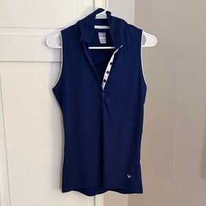 Callaway Women's Dark Blue Sleeveless Sports Blouse